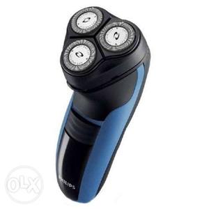 Black And Blue Philips Rotary Shaver
