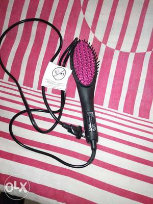 Black And Pink Electric Hair Comb