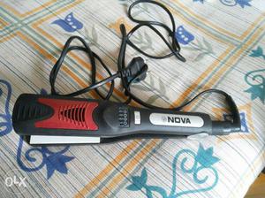 Black And Red Nova Corded Hair Iron
