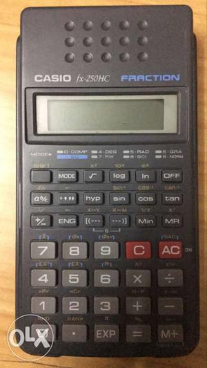 Black Casio Fraction Scientific Calculator