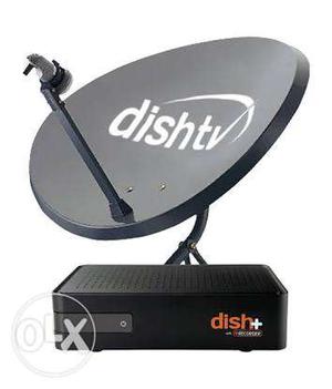 Black Dish TV Satellite Dish