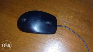 Black Logitech Computer Mouser
