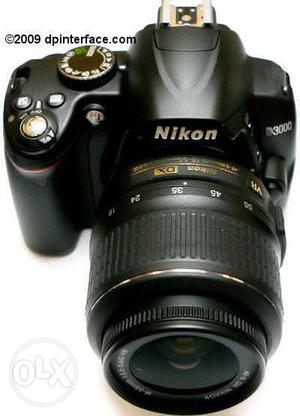 Black Nikon SLR Camera