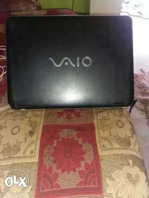 Black Sony Vaio Laptop