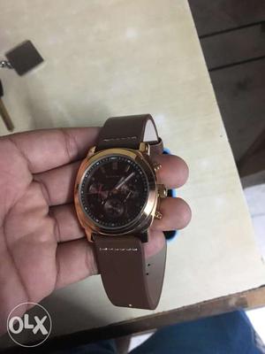 Brand new giordano gold wrist watch
