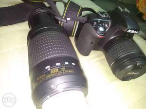 Nikon D Dslr With Dual Lens