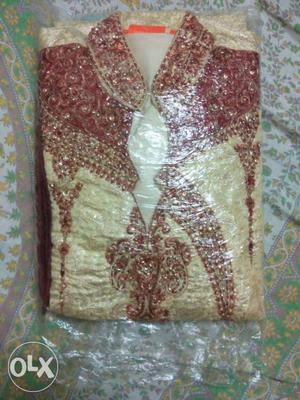 Only once used branded XL size 2 sherwanis
