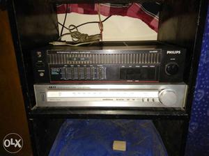 Phillip Stereo Amplifier and Akai Tuner fully
