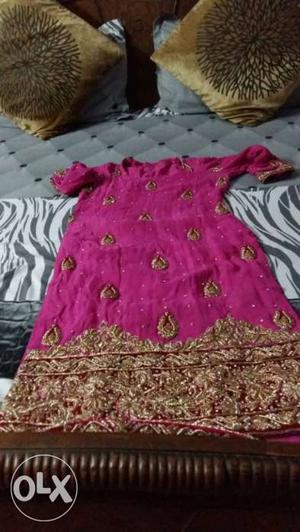 Pure georgett suit with pure dupatta