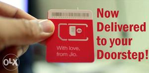 Red Jio Sim Card