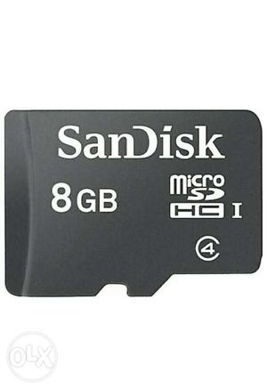 SanDisk 8gb memory card.