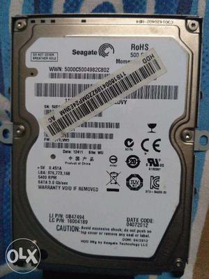 Seagate 500gb sata internal hard disk laptop