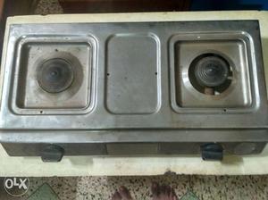 Stainless Steel 2-burner Tabletop Gas Stove