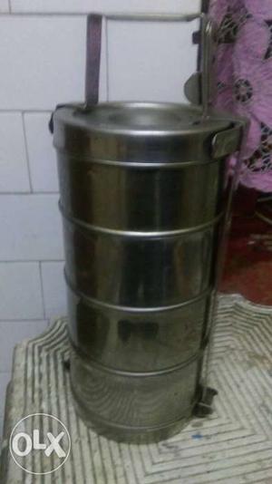 Stainless Steel Cylindrical Lunch Container