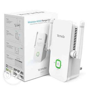 Unused Tenda Wi-Fi extender with complete box pack