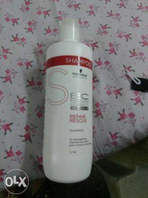 White Shampoo BC Bottle