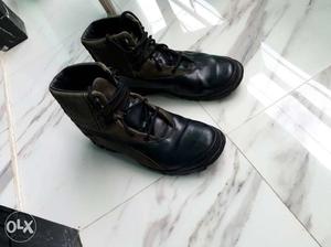 Woodland mens black boot shoe in very good conditioned size