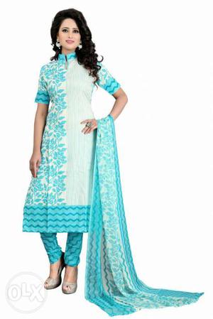 5 piece of suit salwar dress material with