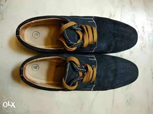 8"size,Blue designer Shoes for men.gud condition.