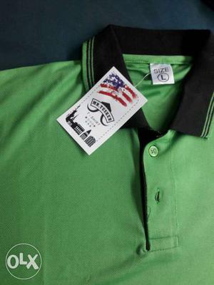 Black And Green Me. Tusker Polo Shirt