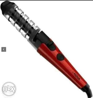 Box packed Red And Black Nova Hair Curler