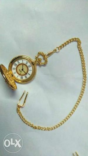 Brand new golden colur pocket watch