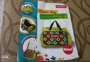 Fisher-Price Diaper Bag. Brand new. Never used. 3