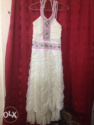 Gown in cream
