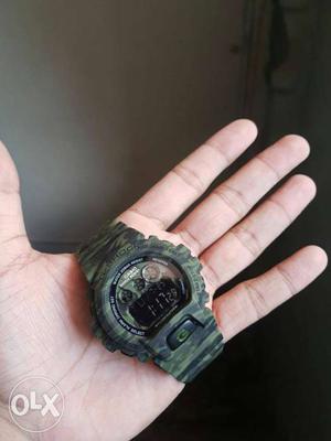 Green And Black Casio G-shock