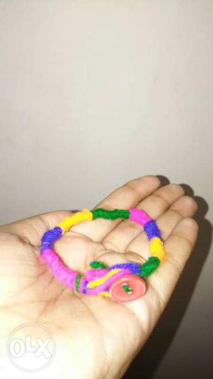 Green And Yellow Survival Bracelet