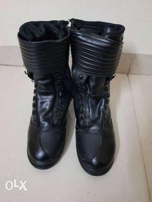 Long Royal Enfield riding boots, size 10. 1 year