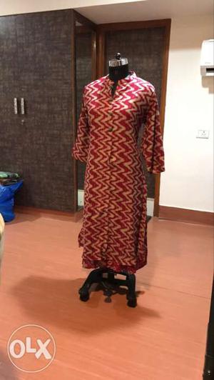 Long double layered cotton kurti