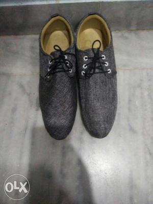 Pair Of Gray Shoes
