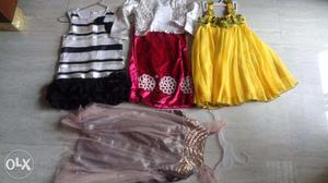 Partwear Dress and shoes for 5 - 6 year girl