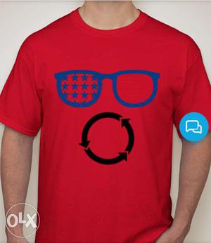 Red Exclusive Crew-neck T-shirt