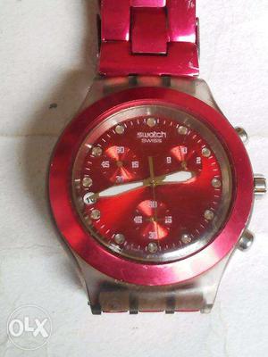 Swatch chronograph quarts watch for sell