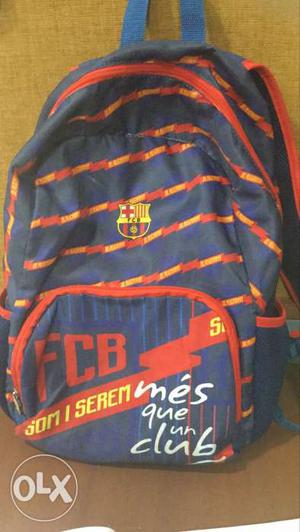 This is an official Fc barcelona bag. It is in