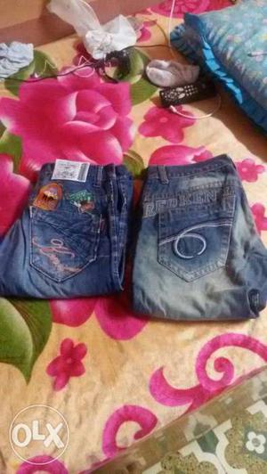 Two pants. used..only..900rs size.....
