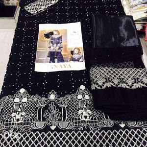 Women's Black And White Traditional Dress