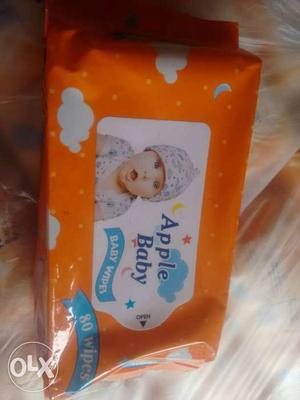 Apple Baby Wipes Plastic Package