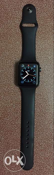 Apple watch series 2 42mm space gray with black