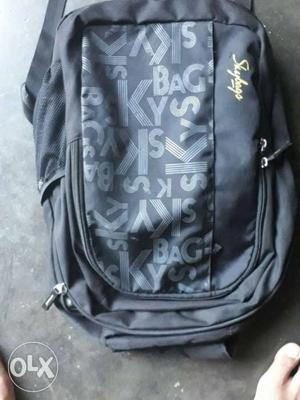 Black And Gray Skybags Backpack