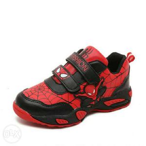 Brand new boys shoes of spiderman...
