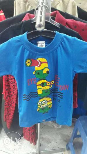 Brand new tees for 1 yr old. 100 rs. Each. Fixed price.