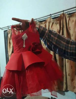 Girl's Red Dress