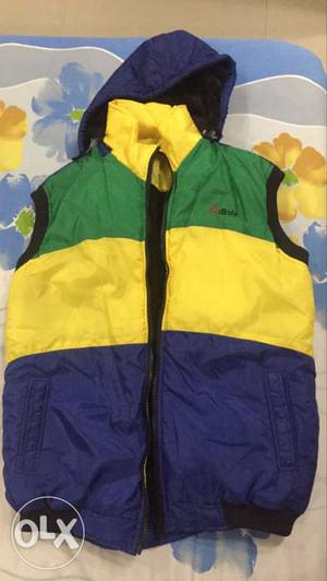 Green, Yellow, And Blue jacket