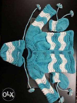 Handmade baby set sweater