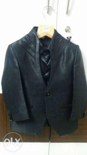 Kids suit - full set. Branded blazer, shirt and