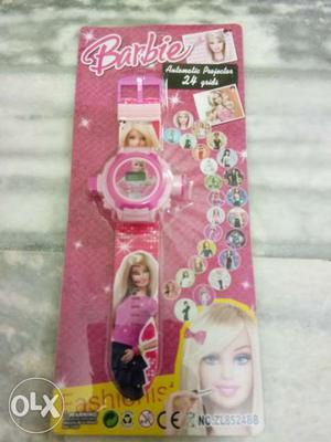 New Barbie kids watch with projector