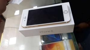 New I phone 6 gold 32gb only 1 day use with All original